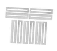 HIAKDOFT 5 Pairs Ergonomic Metal Guitar Fretboard Shield Curved Luthier Accessories for Bass Acoustic Electric Guitars Fret Protector Pads for Polishing Repair and Maintenance