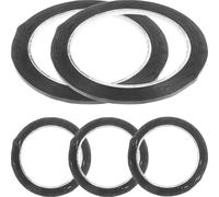 HIAKDOFT 5 rolls Black Violin Finger Tape Wide Fiddle Scale Stickers Adhesive Musical Note Labels Violin Accessory for Beginners Practicing Tool