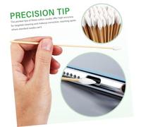 HIAKDOFT 500pcs Precision Swabs Large Buds Makeup Swabs Pointed Tip Gentle Cleaning Makeup Electronics Nail Cleaning Versatile Use