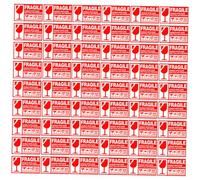 HIAKDOFT 500Pcs Removable Fragile Shipping Stickers Warning Labels Adhesive Caution Tags for Packages Boxes Cartons and Flexible