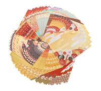 HIAKDOFT 50Pcs Double-Sided Square Origami Paper Colored Crafting for DIY Flower Folding Handmade Crafts Chinese Style Patterns for Adults