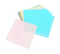 HIAKDOFT 50pcs Iridescent Origami Paper Square Shiny Handcraft for DIY Folding Paper Cranes Party Decorations School Art Projects Vibrant Colors