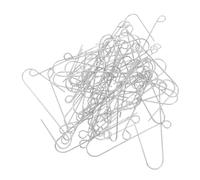 HIAKDOFT 50pcs Iron S Hooks for Car Seat Cover Fixing Vehicle Seat Cushion Curtain Ceiling Hangers for Household Use