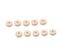 HIAKDOFT 50pcs Unfinished Wood Wheels DIY Craft Discs for Creative Painting and Model Building Natural Log Slice Wooden Circles for Handmade and Artistic Projects