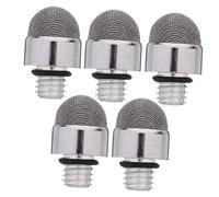HIAKDOFT 5pcs Capacitive Pen Tips Replacement with External Thread Wear-resistant Conductive Fabric Stylus Nibs for Touch Screen Devices Easy to Install for Designers Architects Engineers