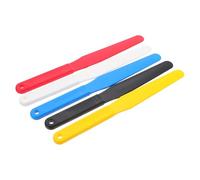 HIAKDOFT 5pcs Color Mixing Spatulas Painting Scrapers Flexible Plastic Oil Painting Supplies for Ceramics Pottery Wall Art Random Color