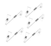 HIAKDOFT 5pcs Dual Head Price Tag Clips Advertising Display Holders for Supermarket Shelves Sturdy Label Clips for Retail Pricing