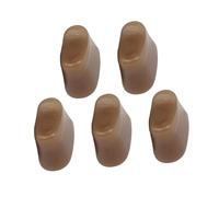 HIAKDOFT 5pcs Flute Mute Rubber Bricks Wind Instrument Accessories Shock-absorption Pads for Flute Body and Tail Suitable for Silent Practice