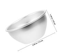 HIAKDOFT 5pcs Nonstick Aluminum Alloy Mini Cake Mold for Egg Tart Pudding Cheesecake Baking Round Multi-Functional Cake Pan for Cupcakes and Desserts Easy Clean Baking Tray