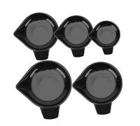 HIAKDOFT 5Pcs Professional Plastic Weighing Trays for Electronic Balance Scale Portable Small Scale Pans for Jewelry Food Medicine Measurement Reusable Utility Storage for Accurate Weighing