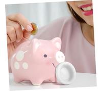 HIAKDOFT 5pcs PVC Piggy Bank Stoppers Replacement Round Savings Box Plugs User-Friendly Piggy Bank Plugs Easy to Insert and Remove Classic Design for Money Boxes