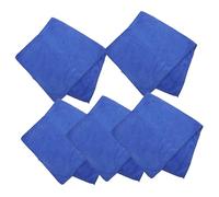 HIAKDOFT 5pcs Reusable Washable Guinea Pig Blanket Small Animal Bedding Mat Pee Pad Cage Liner Mat Blue