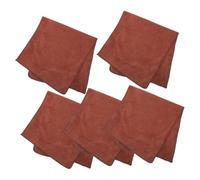 HIAKDOFT 5pcs Washable Guinea Pig Cage Sleeping Pads Small Pet Cage Liners Soft Warm Blankets 30x40cm Coffee Color for Small Animals Bedding and Sleep Mat