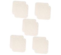 HIAKDOFT 5sets Reusable Bamboo Fiber Face Soft Absorbent Exfoliating Facial Scrubber Cloths for Sensitive Skin Washcloths Gentle Reusable Hand Towels for Daily Face 2pcs*5