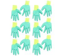 HIAKDOFT 6 Pairs Small Pet Training Gloves for Hamsters and Guinea Pigs - Bite-Resistant, Scratch-Proof Rubber Coated Protective Gloves for Rodent Handling and Animal Care