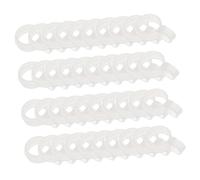 HIAKDOFT 60pcs Windproof Clothes Rod Hooks Round Buckle Clips for Clothes Hanger Lightweight PP Plastic Anti-Aging Fixing Buckles for Stable Laundry Drying Medium