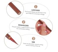 HIAKDOFT 6Pcs Chinese Calligraphy Brush Pens Portable Multipurpose Painting Brushes for Watercolor Drawing Writing Small Lightweight Tips with Handles for Beginners and Professionals