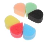 HIAKDOFT 6pcs Face Paint Sponges Tear Drop Shaped Makeup Art Sponges for Face Painting Watercolor Drawing Tool for Halloween Christmas Festival