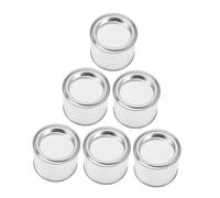 HIAKDOFT 6pcs Small Metal Paint Cans with Lids Leakproof Sealed Iron Buckets for Asphalt Storage Lab Sample Integrity DIY Arts Crafts Empty Paint Pots and Garage Organization