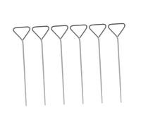 HIAKDOFT 6pcs Stainless Steel Laboratory Cell Spreaders with Triangular Ends Edge-less Design for Uniform Coating and Lightweight Microbiology Tool for Agar Plate Spreading