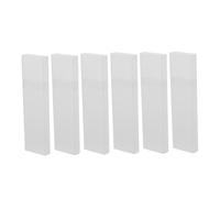 HIAKDOFT 6pcs Tongue Storage Box Plastic Holder for Travel Organizer Case Secure Closure Versatile for Toothpick Toothbrush Chopsticks Stationery