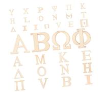 HIAKDOFT 72Pcs Wood Letters Unfinished Wooden Alphabet Cutouts for DIY Painting Crafts Smooth Surface Wooden Slices for Educational Learning Scrapbooking Tags and Home Decoration