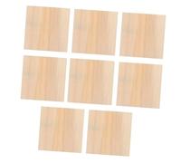 HIAKDOFT 8 Pcs DIY Wooden Photo Frames Unfinished Wood Panel Boards for Clay Photo Holders Smooth Sanded Wood Painting Frame with Texture for Creative Art Projects and Handmade Crafts