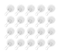 HIAKDOFT 80pcs Round Self-Adhesive Ceiling Hooks, Small Sticky Hooks for Hanging Plants, Fans, Wind Chimes, Lanterns, and Lights, Ceiling Adhesive Hangers for Home and Party Decor