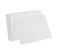 HIAKDOFT 80pcs White Self-Sealing Envelopes Foldable Paper Material for DIY Greeting Cards Wedding Invitations Money Postcard Storage