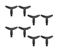 HIAKDOFT 8Pcs Foldable Phone Tripod with Clamp Stand, Mini Desktop Selfie Holder for Smartphones and Action Cameras, Portable Tabletop Video and Streaming Support