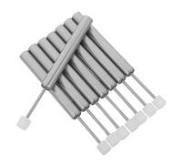 HIAKDOFT 8pcs Hydraulic Piston for Trash Cans Kitchen Trash Accessory Damper for Kitchen Bins Garbage Can Lid Damper Replacement Soft Close Mechanism Lid Rash Bin Hinge White