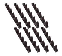 HIAKDOFT 8pcs Outdoor Recliner Adjustment Brackets Gear Nylon Connectors for Patio Furniture Replacement Parts Secure Five Tooth Buckle Clips for Garden Camping Balcony Folding Lounge