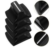 HIAKDOFT 8Pcs Plastic Mixer Slider Caps Straight Potentiometer Fader Knobs Compact Design for Dj Audio Console Enhancing Control and Style