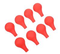 HIAKDOFT 8pcs Red Silicone Pipette Bulbs, Reusable Suction Dropper Balls for Chemistry and Medical Labs, 10ml Precision Liquid Handling Accessories