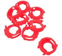 HIAKDOFT 8pcs Red Silicone Watch Protective Shell Case for Forerunner Full Bumper Cover with Shock-absorbing Scratch-resistant Frame Protector Lightweight and Easy to Install Wristwatch