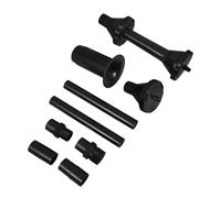 HIAKDOFT 9 Pcs Mushroom Spray Head Pond Pump Accessories Indoor Large Pond Fountain Head Pool Water Fountain Nozzle Feature Black