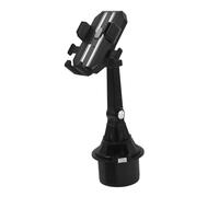 HIAKDOFT Adjustable Car Cup Phone Holder Mount for Center Console and Backseat Secure Cell Phone Stand with Multifunctional Cup and Small Item Grip Easy Installation for Vehicles