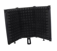 HIAKDOFT Adjustable Foldable Microphone Wind Shield Noise Reduction Filter for Recording Streaming with Soundproof Cover Iron Shell Microphone Accessories