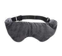 HIAKDOFT Adjustable Heated Eye Mask for Sleep Elastic Blackout Blindfold with Soothing Warm Compress Lightweight Sleep Mask for Full Shading and Relaxation