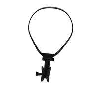 HIAKDOFT Adjustable Neck Microphone Holder for Performers Stable Side Mount Mic with Secure Grip Lightweight Portable Design for Stage Live Broadcast Shows and Outdoor Use