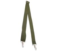HIAKDOFT Adjustable Snare Drum Shoulder Strap with Metal Buckle Military Green Nylon Marching Drum Harness 145cm for Parade