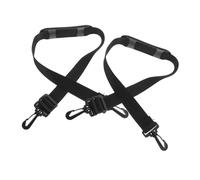 HIAKDOFT Adjustable Violin Case Shoulder Straps 80cm Oxford Cloth Padded Universal Instrument Carrying Belt with Plastic Hooks for Violin and Cello Bags