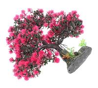 HIAKDOFT Artificial Resin Aquarium Tree Ornament Simulation Plastic Bonsai Plant Decoration for Fish Tank Landscape Underwater Craft Aquarium Plant Décor for Home