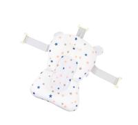 HIAKDOFT Baby Bath Mat and Newborn Bath Pad for Babies, Anti-Slip Floating Bathing Seat with Soft Support Cushion, Breathable Mesh Material for Infant Bathtub and Shower Use