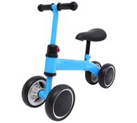 HIAKDOFT Balance Walker Bike for Wheels Non-slip Grip Balance Bicycle Blue Carbon Steel Frame for Studying Walking Coordination Indoor Outdoor Use