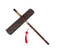 HIAKDOFT Bamboo Flute Beginner Introductory Portable and Lightweight Made of Natural Bamboo Material for Boys and Girls Musical Instruments Practice at Home School