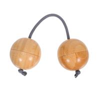 HIAKDOFT Bamboo Kashaka Shaker Balls Asalato Hand Percussion Instrument Lightweight Portable for Music Education Teens Adults Family Interaction and Group Rhythm Activities