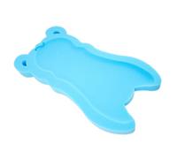 HIAKDOFT Bath Sponge Mat Soft Breathable Newborn Bath Pad Comfortable Supportive Safe Skin-Friendly Blue Cartoon Design