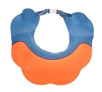 HIAKDOFT Bathing Hat Shampoo Ear Protection Cap with Hard Arc Brim and Rear Ear Shield for Bath and Shower Use