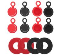 HIAKDOFT Battery Terminal Covers with Washers 4pcs Set, Colored Insulator Caps for Car Battery Post Protection, Anti-corrosion Terminal Washer Kit for Positive and Negative Random Color